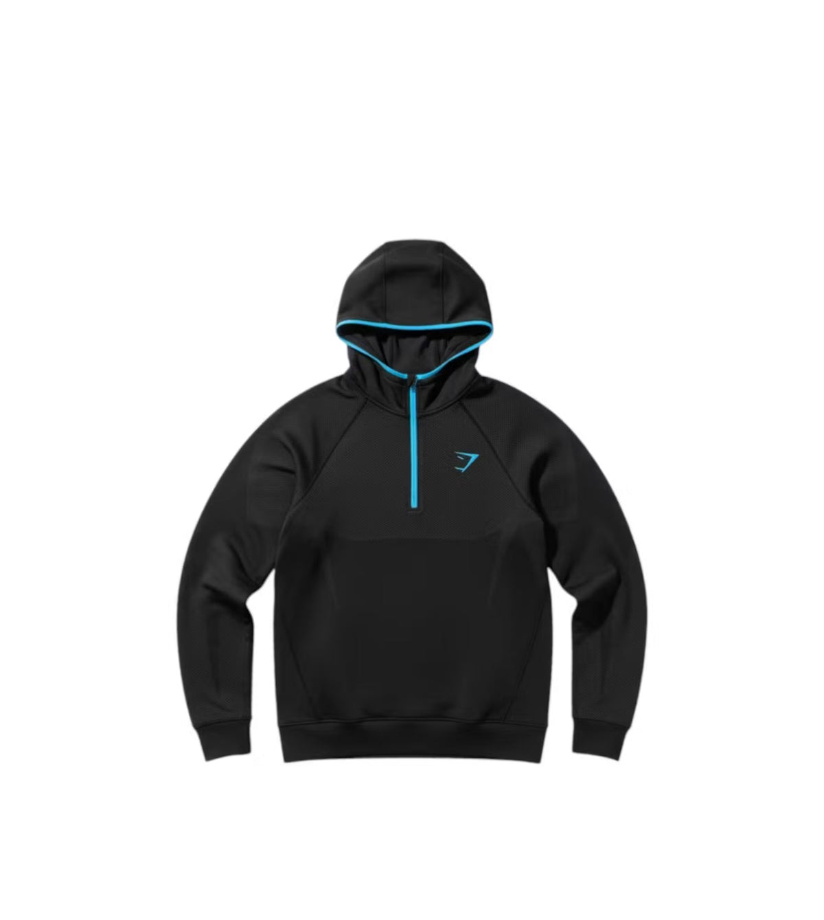 Gymshark Onyx 5.0 Seamless Hoodie Black/Onyx Grey
