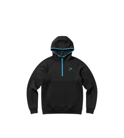Gymshark Onyx 5.0 Seamless Hoodie Black/Onyx Grey