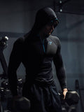 Gymshark Onyx 5.0 Seamless Hoodie Black/Onyx Grey